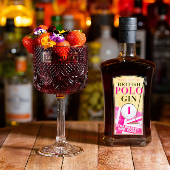 British Polo Strawberry & Rose Gin